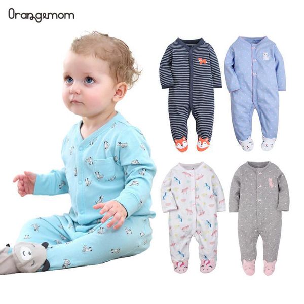 orangemom 2019 мода ребенка пижама детской девочки одежда унисекс мальчиков одежда 100% хлопок ползунки новорожденных, Blue
orangemom 2019 мода ребенка пижама детской девочки одежда унисекс мальчиков одежда 100% хлопок ползунки новорожденных, Blue
