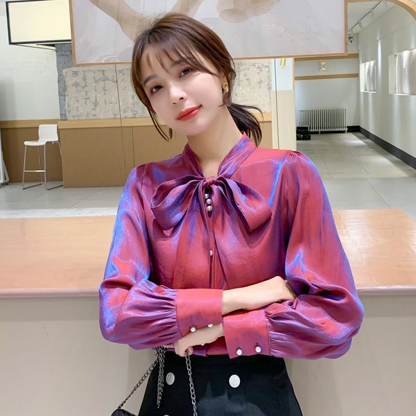 new runway chiffon bow designer shirts women fashion long sleeve lapel neck plus size ladies shirt blouses elegant office button shirts, White
new runway chiffon bow designer shirts women fashion long sleeve lapel neck plus size ladies shirt blouses elegant office button shirts, White