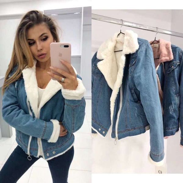 women jean jacket winter thick jean jacket russian style women's fashion plus velvet denim coat female warm denim outwea, Black;brown
women jean jacket winter thick jean jacket russian style women's fashion plus velvet denim coat female warm denim outwea, Black;brown