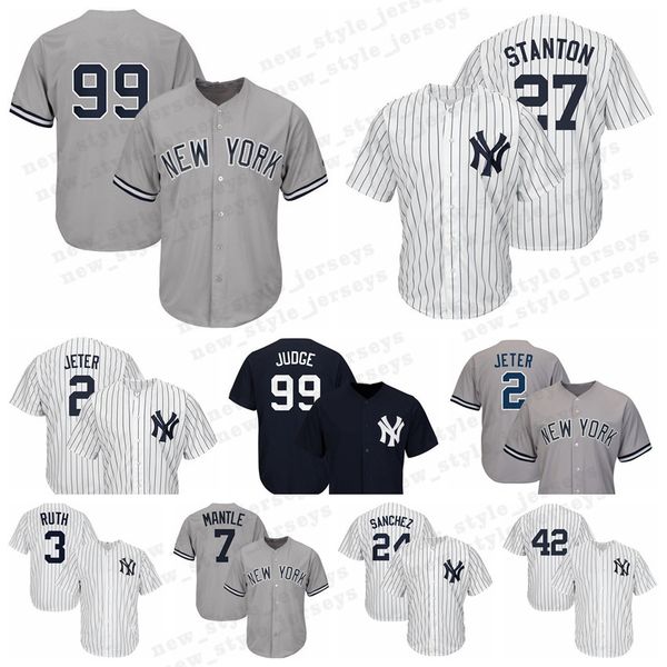 27 Giancarlo Stanton Baseball Jerseys New York 99 Aaron Judge Yankees jersey 2 Derek Jeter 7 Mickey Mantle 23 Don Mattingly Bernie Williams
27 Giancarlo Stanton Baseball Jerseys New York 99 Aaron Judge Yankees jersey 2 Derek Jeter 7 Mickey Mantle 23 Don Mattingly Bernie Williams