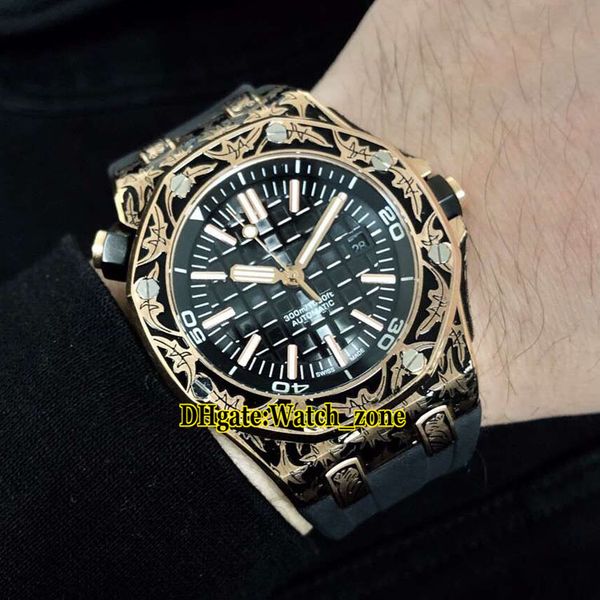 new oak 15703 florence retro sculpture rose gold case 15710 black texture dial automatic mens watch rubber strap sport watches, Slivery;brown
new oak 15703 florence retro sculpture rose gold case 15710 black texture dial automatic mens watch rubber strap sport watches, Slivery;brown