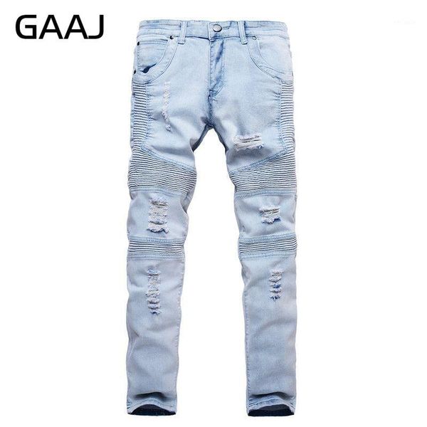 gaaj 2018 мужские джинсы проблемные тонкий эластичный denim байкер hip hop ripped повседневный joggers тощий black light blue jean # hjc2x1
gaaj 2018 мужские джинсы проблемные тонкий эластичный denim байкер hip hop ripped повседневный joggers тощий black light blue jean # hjc2x1