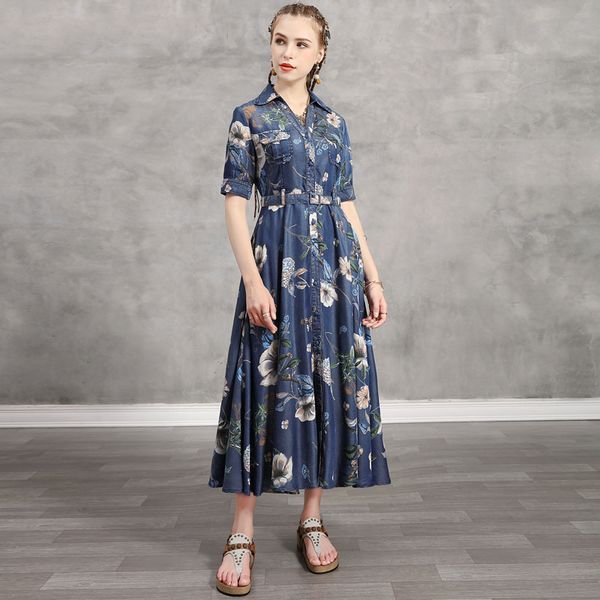 original design printed dress 2020 new summer wear cowboy dress tencel denim a82236 restoring ancient ways, Black;gray
original design printed dress 2020 new summer wear cowboy dress tencel denim a82236 restoring ancient ways, Black;gray