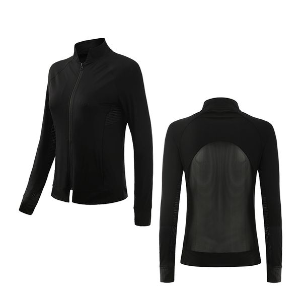 women sports jacket running zipper training long sleeve quick dry pocket exercise tennis jogging high stretch fitness yoga coat, Black;red
women sports jacket running zipper training long sleeve quick dry pocket exercise tennis jogging high stretch fitness yoga coat, Black;red
