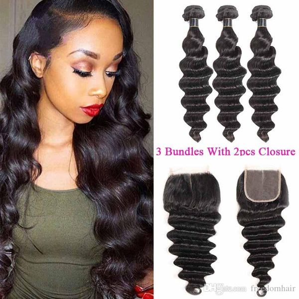 8а 100% пучки человеческих волос с закрытием 2шт свободная глубокая волна дешевые бразильский девственница ткет человеческие волосы с закрыт, Black
8а 100% пучки человеческих волос с закрытием 2шт свободная глубокая волна дешевые бразильский девственница ткет человеческие волосы с закрыт, Black