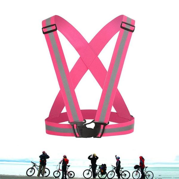 motorcycle cycling adjustable adjustable reflective vest biking high bright elastic safety, Black;red
motorcycle cycling adjustable adjustable reflective vest biking high bright elastic safety, Black;red