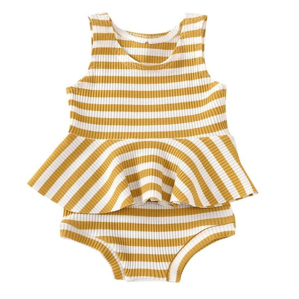 new newborn baby girl clothes sleeveless ribbed knitted striped printed vest striped shorts outfits&set 0-24m ing, White
new newborn baby girl clothes sleeveless ribbed knitted striped printed vest striped shorts outfits&set 0-24m ing, White