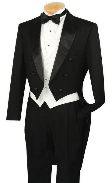 fit slim 3pcs black lapel groom mens suits with tail coat formal party custom made wedding tuxedos, Black;gray
fit slim 3pcs black lapel groom mens suits with tail coat formal party custom made wedding tuxedos, Black;gray