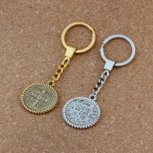 20pcs/lots keychain st benedict de nursia pattern medal charms pendants key ring travel protection diy jewelry a-556f, Silver
20pcs/lots keychain st benedict de nursia pattern medal charms pendants key ring travel protection diy jewelry a-556f, Silver