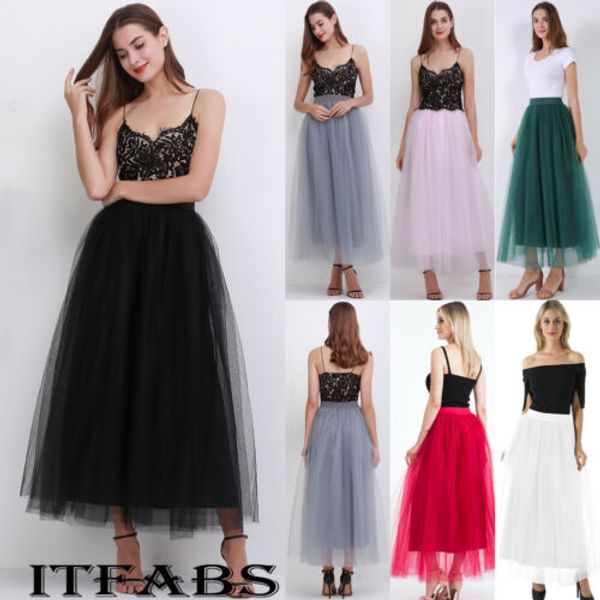 new women layers tulle skirt long mesh skirt princess girls sweet ballet tutu dance, Black
new women layers tulle skirt long mesh skirt princess girls sweet ballet tutu dance, Black