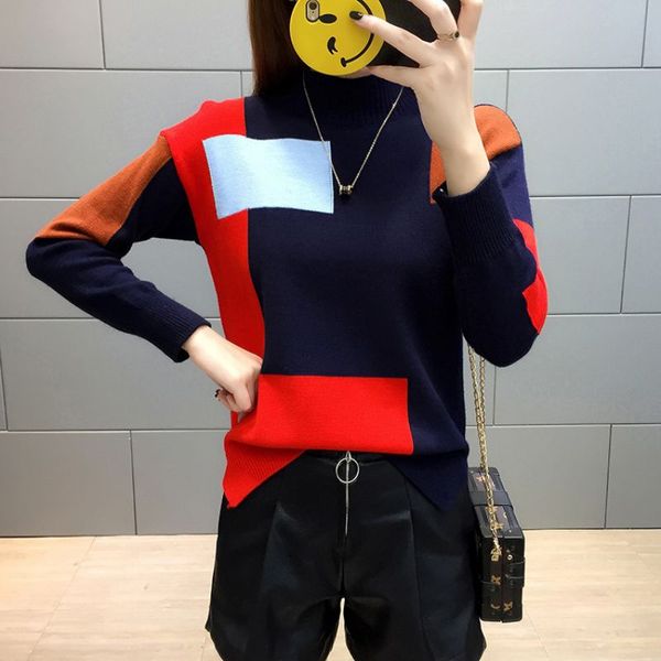 new autumn winter women turtleneck warm sweater long sleeve harajuku knitted pullover jumpers pull top, White;black
new autumn winter women turtleneck warm sweater long sleeve harajuku knitted pullover jumpers pull top, White;black