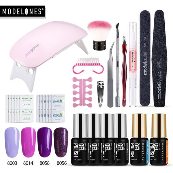 modelones 19pcs/lot led lamp nail art tools gel polish kits usb cable mini uv lamp base coat soak off nail gel tools set
modelones 19pcs/lot led lamp nail art tools gel polish kits usb cable mini uv lamp base coat soak off nail gel tools set