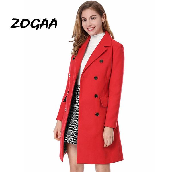 zogaa spring autumn long wool coats office lady double breasted coats elegant korean blends jacket solid slim fit overcoat, Black
zogaa spring autumn long wool coats office lady double breasted coats elegant korean blends jacket solid slim fit overcoat, Black