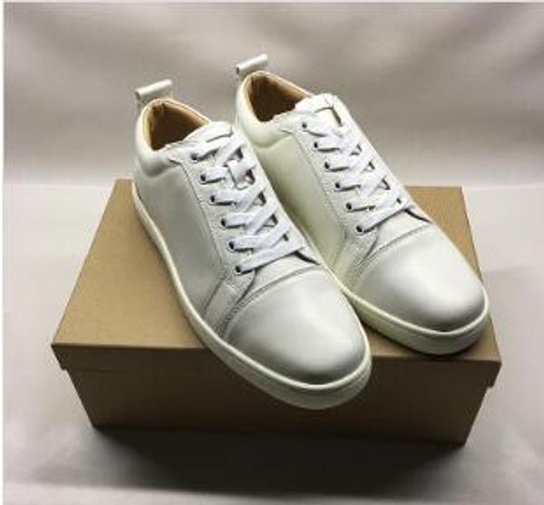 designer shoes for man women red bottoms junior spikes flat sneakers genuine leather fashion paris dress shoes with box logo, Black
designer shoes for man women red bottoms junior spikes flat sneakers genuine leather fashion paris dress shoes with box logo, Black
