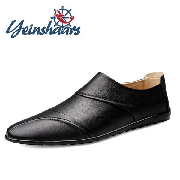 mens shoes loafers shoes men british style casual natural leather slip on flat moccasins, Black
mens shoes loafers shoes men british style casual natural leather slip on flat moccasins, Black