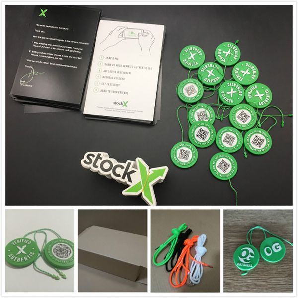 Shoes Accessories Zip Tie for Sneakers Stock X OG QR Code Sticker StockX Card Plastic Buckle for Sport Shoes Verified Authentic
Shoes Accessories Zip Tie for Sneakers Stock X OG QR Code Sticker StockX Card Plastic Buckle for Sport Shoes Verified Authentic
