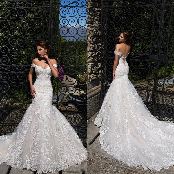 2020 mermaid wedding dresses sweetheart sleeveless appliqued lace bridal dress bandage court train custom made vestidos de novia, White
2020 mermaid wedding dresses sweetheart sleeveless appliqued lace bridal dress bandage court train custom made vestidos de novia, White