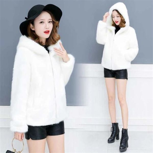 women's fur coats in winter fake fur jackets casual loose female hoodies coats new fashion outerwear for ladies n222, Black
women's fur coats in winter fake fur jackets casual loose female hoodies coats new fashion outerwear for ladies n222, Black