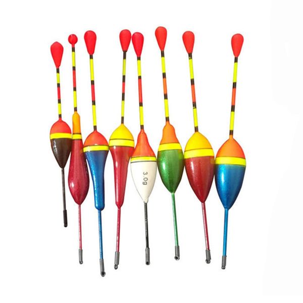 10pcs/lot fishing floats set buoy bobber fishing light stick floats fluctuate mix size color float buoy for accessories
10pcs/lot fishing floats set buoy bobber fishing light stick floats fluctuate mix size color float buoy for accessories