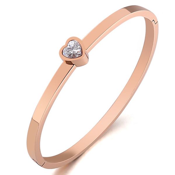 forever love bracelets heart stainless steel jewelry for women fashion white zircon crystal bangle bracelet, Black
forever love bracelets heart stainless steel jewelry for women fashion white zircon crystal bangle bracelet, Black