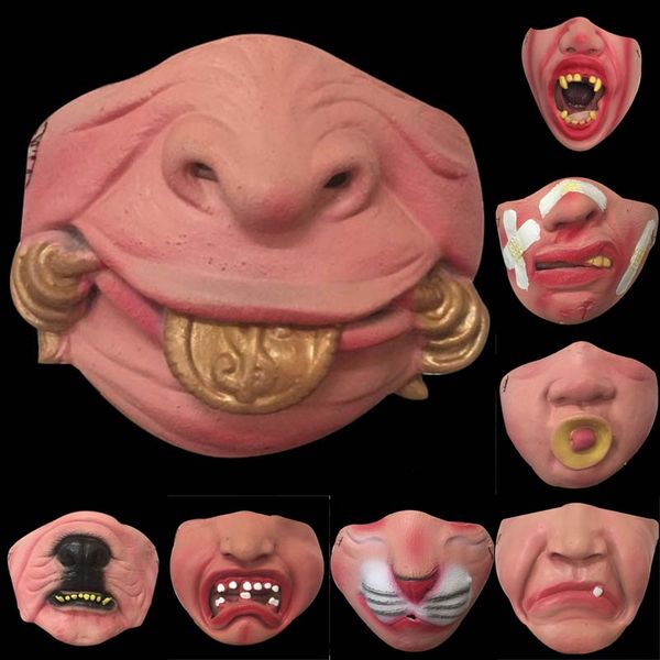 latex cosplay funny party mask clown masquerade halloween party decor halloween half face horrible scary masks 1pc
latex cosplay funny party mask clown masquerade halloween party decor halloween half face horrible scary masks 1pc