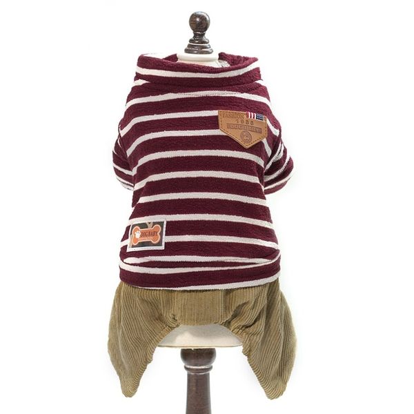 stripe type dog clothes comfortable decorative pets coats soft cotton dog fashion autumn winter sweater dog apparel
stripe type dog clothes comfortable decorative pets coats soft cotton dog fashion autumn winter sweater dog apparel