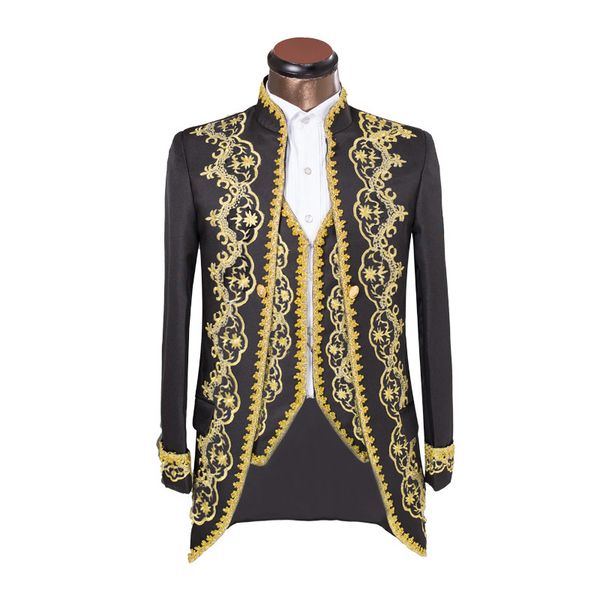 classic embroidery tuxedos groom wedding men suits mens wedding suits tuxedo costumes de smoking pour hommes men(jacket+pants+tie+vest) 215, Black;gray
classic embroidery tuxedos groom wedding men suits mens wedding suits tuxedo costumes de smoking pour hommes men(jacket+pants+tie+vest) 215, Black;gray