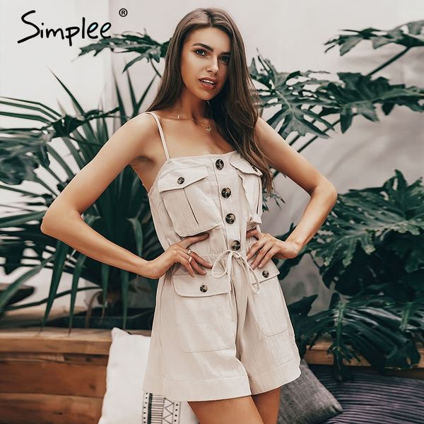 simplee casual strap women jumpsuit romper pockets lace up cotton female playsuit vintage loose solid overalls cargo jumpsuit, Black;white
simplee casual strap women jumpsuit romper pockets lace up cotton female playsuit vintage loose solid overalls cargo jumpsuit, Black;white