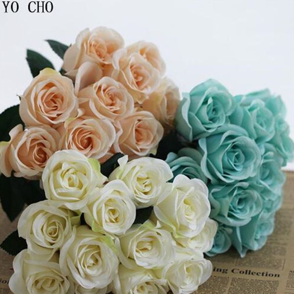 yo cho artificial rose flowers silk european bouquet fake flowers small roses bundle simulation wedding home party decor
yo cho artificial rose flowers silk european bouquet fake flowers small roses bundle simulation wedding home party decor
