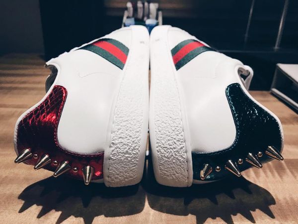 luxury italy bee green red stripes men women sneaker casual shoes party trend ace fashion shoe walking trainers chaussures pour hommes 11231, Black
luxury italy bee green red stripes men women sneaker casual shoes party trend ace fashion shoe walking trainers chaussures pour hommes 11231, Black