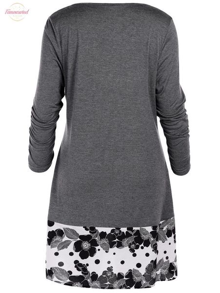 plus size 5xl draped floral long flutter sleeve tunic shirts long sleeve o neck buttons embellished women tshirt casual autumn tee, White
plus size 5xl draped floral long flutter sleeve tunic shirts long sleeve o neck buttons embellished women tshirt casual autumn tee, White