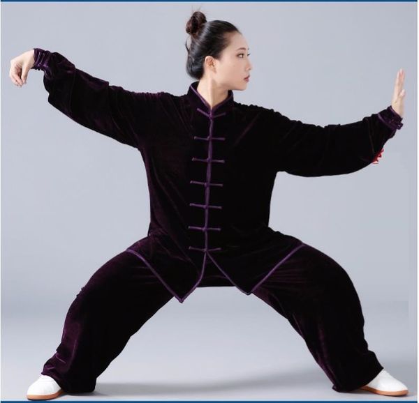 2019 women men tai chi suit shirt velvet thick long-sleeved pants taiji clothing practice martial art tai ji quan new, Gray
2019 women men tai chi suit shirt velvet thick long-sleeved pants taiji clothing practice martial art tai ji quan new, Gray