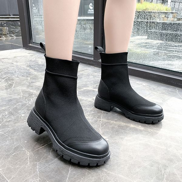 women stretch fabric platform boots 5.5 cm winter fashion ankle boots women non slip wear resistant short booties ladies black
women stretch fabric platform boots 5.5 cm winter fashion ankle boots women non slip wear resistant short booties ladies black