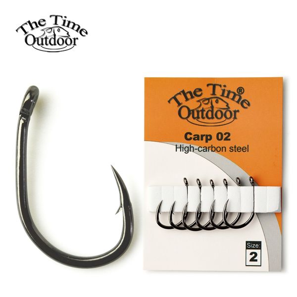 1 pack high carbon steel carp 02 hooks high strong carp fishing fishhooks with size 2#-8# for fishing de pesca
1 pack high carbon steel carp 02 hooks high strong carp fishing fishhooks with size 2#-8# for fishing de pesca