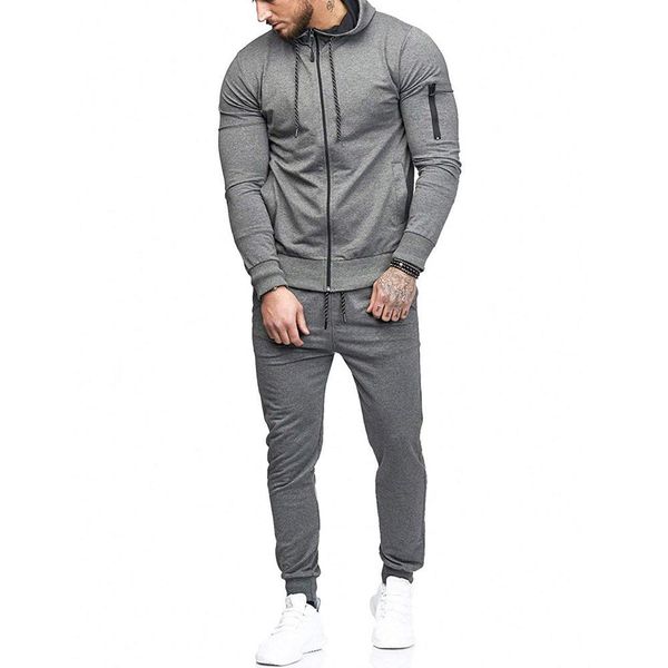 men's sportswear autumn patchwork zipper sweatshirt pants sets sports suit tracksuit men track suit 2019 survetement homme, Gray
men's sportswear autumn patchwork zipper sweatshirt pants sets sports suit tracksuit men track suit 2019 survetement homme, Gray