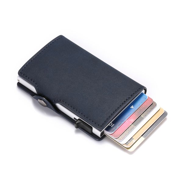 2020 new men business holder pu leather card holder metal rfid double aluminium box travel card wallet women, Red;black
2020 new men business holder pu leather card holder metal rfid double aluminium box travel card wallet women, Red;black