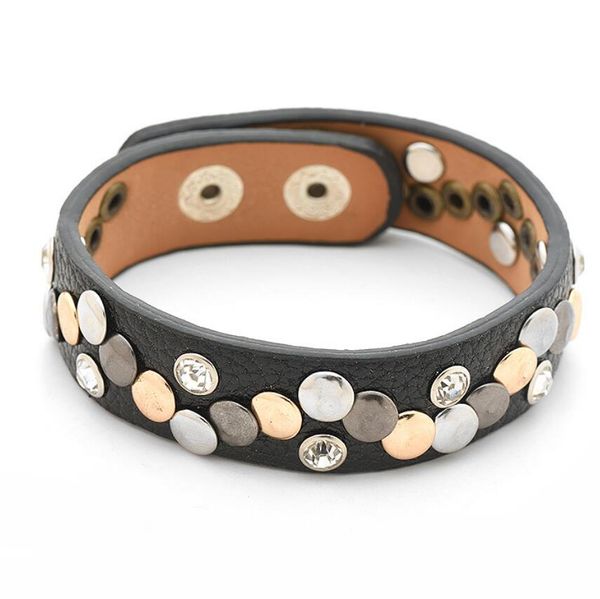 fashion-r jewelry punk pu leather bracelets paillette bracelets for women street rock fashion of shipping, Black
fashion-r jewelry punk pu leather bracelets paillette bracelets for women street rock fashion of shipping, Black