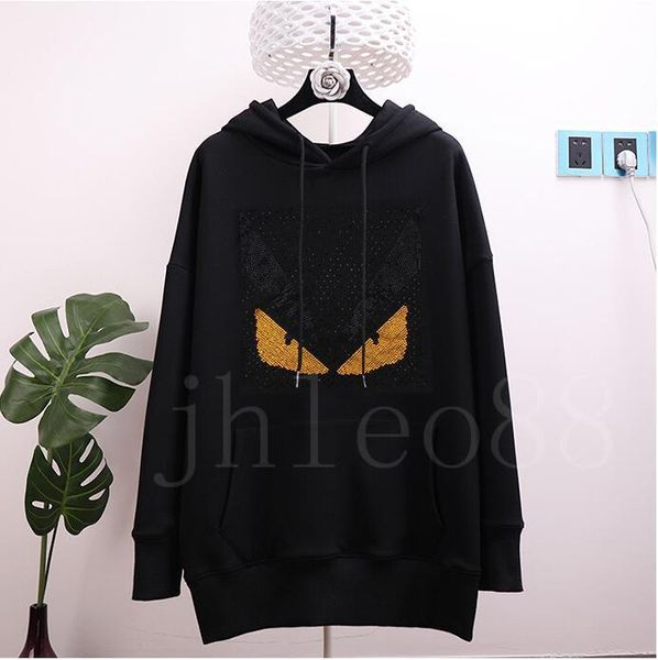 american popular style women's little monster drill long hooded and velvet loose hoodie woman
american popular style women's little monster drill long hooded and velvet loose hoodie woman