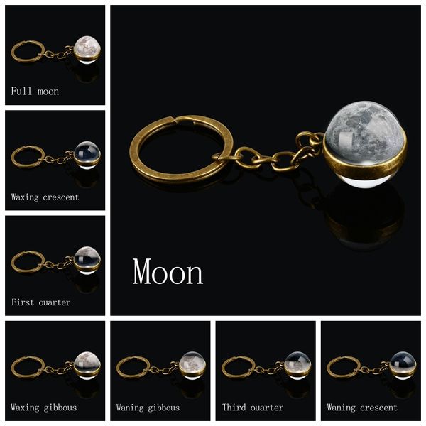 moon phase image keychains galaxy universe planet double sided glass ball keyring nebula space moon solar system christmas gifts, Slivery;golden
moon phase image keychains galaxy universe planet double sided glass ball keyring nebula space moon solar system christmas gifts, Slivery;golden