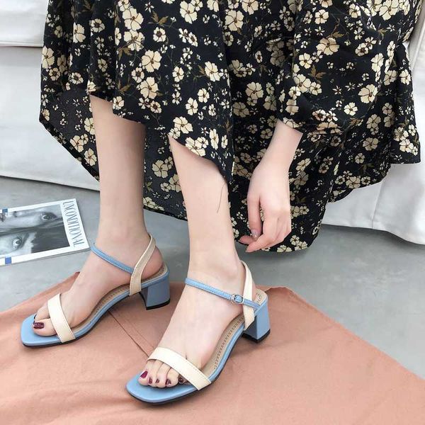 sandals 6 cm thick heel ankle buckle women shoes summer office high fashion open toe heels 2021, Black
sandals 6 cm thick heel ankle buckle women shoes summer office high fashion open toe heels 2021, Black