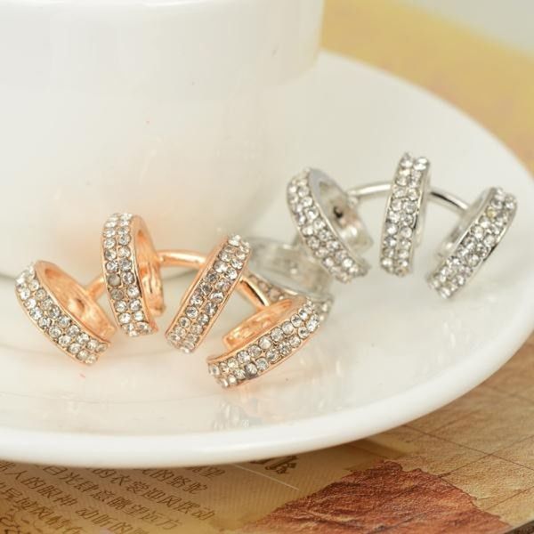 1pair earring fashion shining crystal clip no piercing-clip round shape statement wedding party jewelry for women girl gift, Silver
1pair earring fashion shining crystal clip no piercing-clip round shape statement wedding party jewelry for women girl gift, Silver