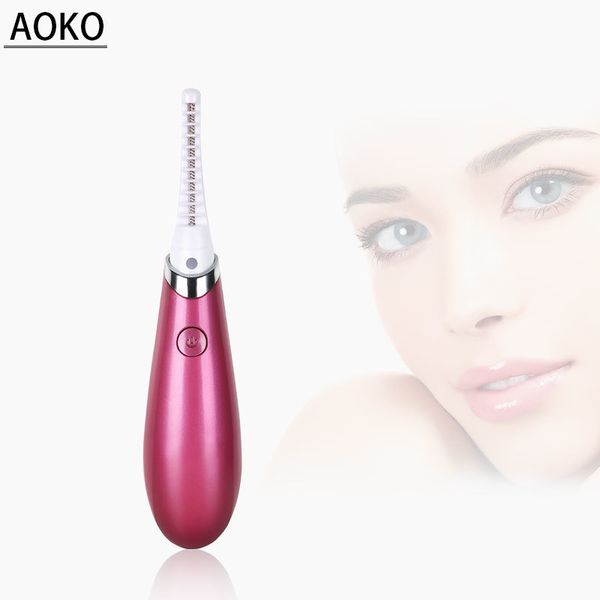 aoko usb rechargeable electric eyelash curler heated makeup long lasting natural eye lashes curling auto heating beauty tools
aoko usb rechargeable electric eyelash curler heated makeup long lasting natural eye lashes curling auto heating beauty tools
