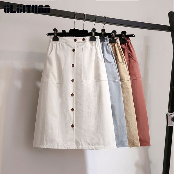 new 2019 summer skirts korean students skirts small fresh solid single-breasted high waist mid knee length a-line school skirt, Black
new 2019 summer skirts korean students skirts small fresh solid single-breasted high waist mid knee length a-line school skirt, Black