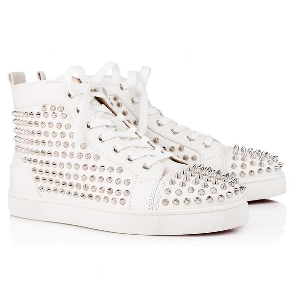 big size eur36-47 designer shoes high cut red bottom spike sedue calf sneaker luxury party wedding shoes genuine leather casual shoes b1, Black
big size eur36-47 designer shoes high cut red bottom spike sedue calf sneaker luxury party wedding shoes genuine leather casual shoes b1, Black