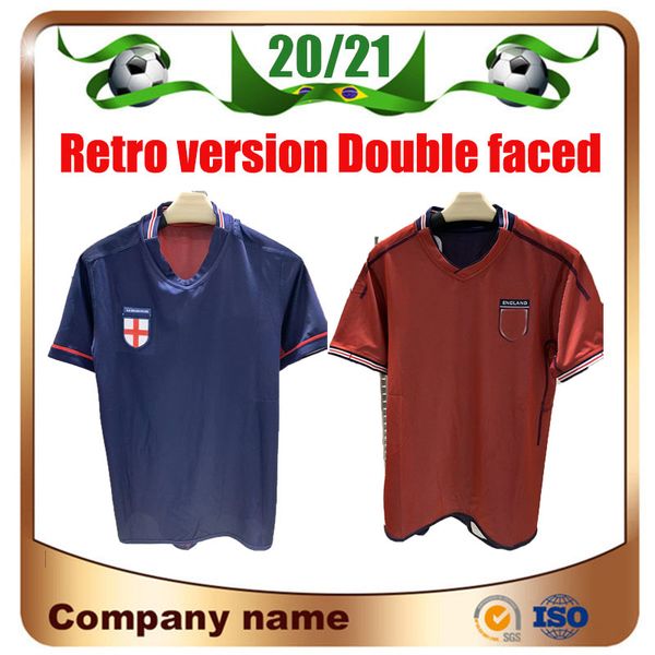 2002 retro version england away 2002 world cup double side wear red blue football shirt beckham gerrard lampard scholes owen uniforms, Black;yellow
2002 retro version england away 2002 world cup double side wear red blue football shirt beckham gerrard lampard scholes owen uniforms, Black;yellow