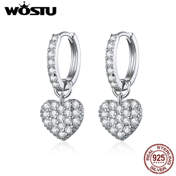 wostu genuine 925 sterling silver unique heart drop earrings for women brilliant zirconia dangles earrings lover jewelry cqe821 cx200624, Golden
wostu genuine 925 sterling silver unique heart drop earrings for women brilliant zirconia dangles earrings lover jewelry cqe821 cx200624, Golden
