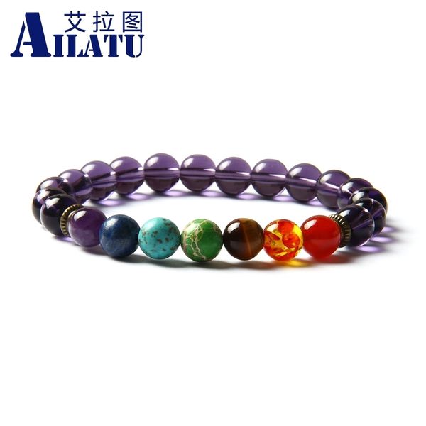 ailatu wholesale purple glass beads with natural sediment, tiger eye stone and crystal stretch energy yoga fashion bracelets, Golden;silver
ailatu wholesale purple glass beads with natural sediment, tiger eye stone and crystal stretch energy yoga fashion bracelets, Golden;silver