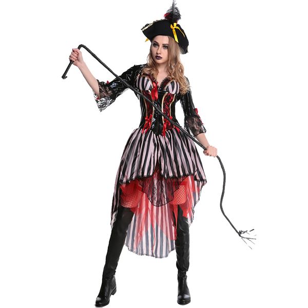 2017 pirate costume for halloween new style female carnival party scarf pirates hat coat uniforms outfit w5388945, Black;red
2017 pirate costume for halloween new style female carnival party scarf pirates hat coat uniforms outfit w5388945, Black;red