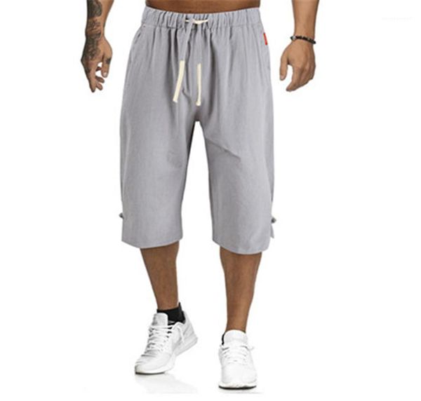 blend pants solid color loose drawstring mens capris casual mid waist homme clothing designer mens linen, Black
blend pants solid color loose drawstring mens capris casual mid waist homme clothing designer mens linen, Black