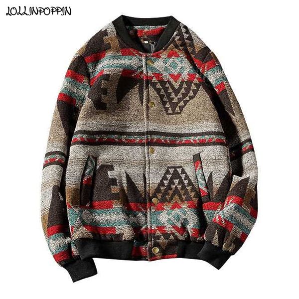 geometric pattern men stand collar baseball jacket man woolen coat japan style 2020 spring autumn mens ethnic jackets, Black;brown
geometric pattern men stand collar baseball jacket man woolen coat japan style 2020 spring autumn mens ethnic jackets, Black;brown
